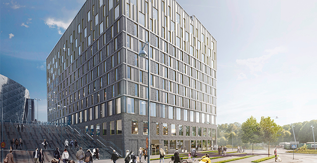 Skandinaviens första nollenergihotell byggs i Solna